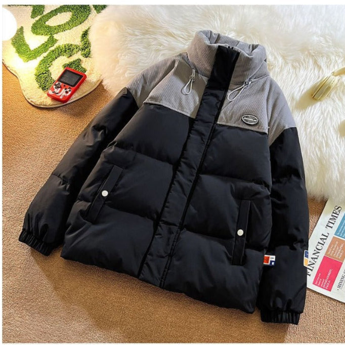 Puffer Jacket with High Collar for Women - Liberata